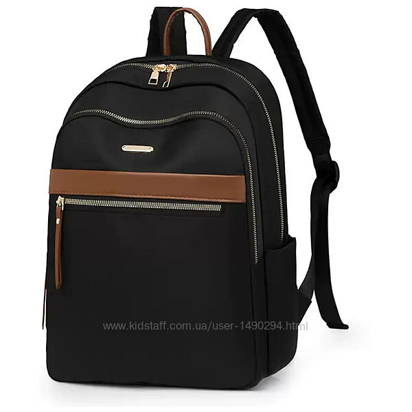 Рюкзак женский городской нейлон черный