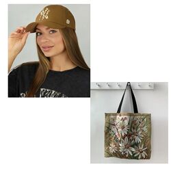 Комплект женский кепка сумка шоппер