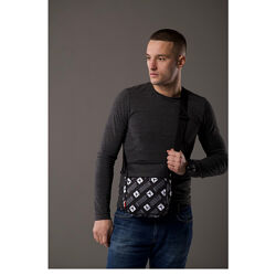 Сумка мужская через плечо черный 098В