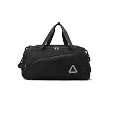 Сумка-рюкзак спортивная черная 35 л с отделением для обуви