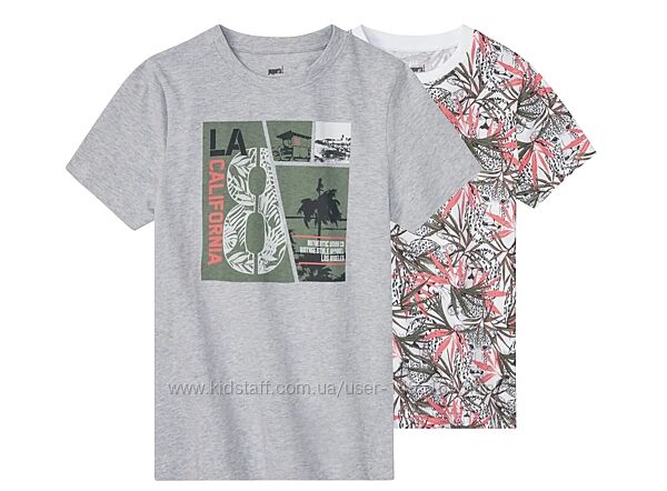 Футболки 2 шт хлопчику Pepperts 134/140 