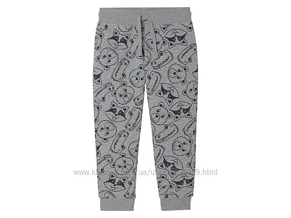 Штани спортивні хлопчику Lupilu , утеплені, на манжетах.