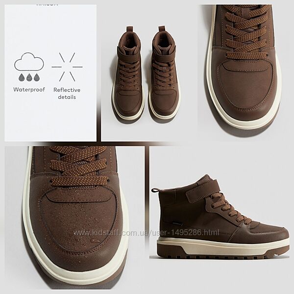 H&m. Колекція 2025 року. Фірмові водонепроникні чоботи.