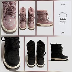 H&m. Колекція 2025 року. Фірмові зимові чоботи.