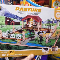 Набір фігурок 2022-100A-B, ферма, тварини 4 шт. 7-8 см, світло, 2 різнови