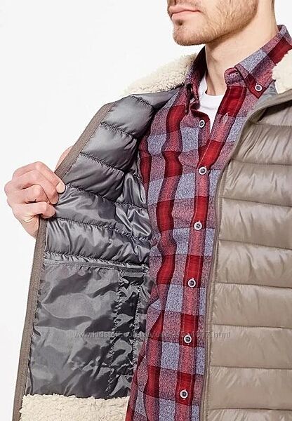 Стеганая мужская куртка с капюшоном авиатор бомбер утепленная куртка