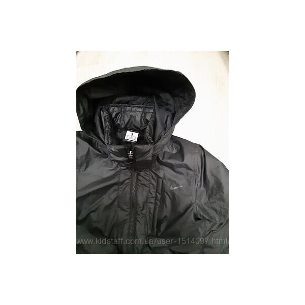 Стеганая куртка найки с капюшоном деми бомбер оригинал от NIKE