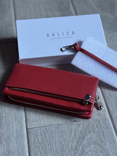Червоний гаманеци Balisa  еко шкіра 