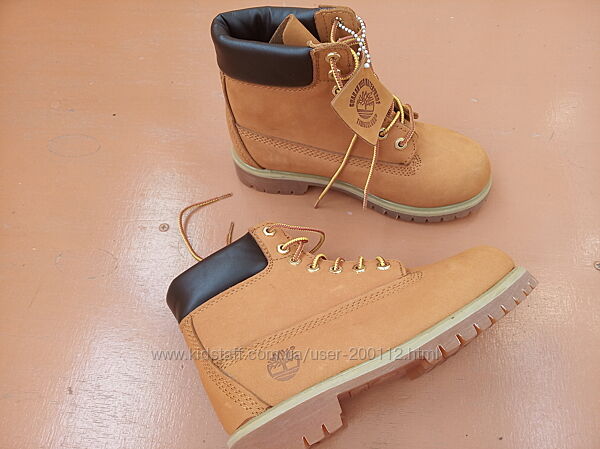Нові Timberland 34 розмір 23 см. натуральний нубук