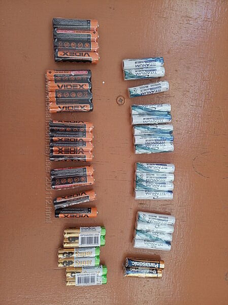 Мізинчикові батарейки AAA ціна за 40 штук