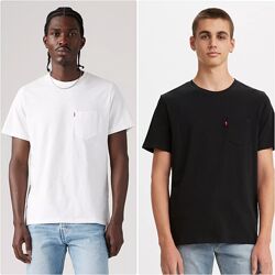 Футболка черная Levis размер м-л оригинал