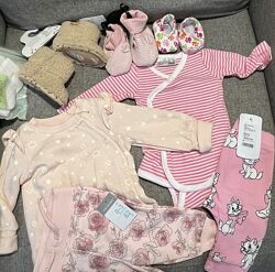 Одежда 0-3 месяца primark 