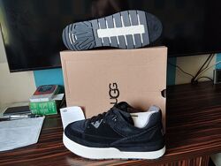 UGG Оригинал 44 Новые Кожаные Кроссовки  унисекс Черные   