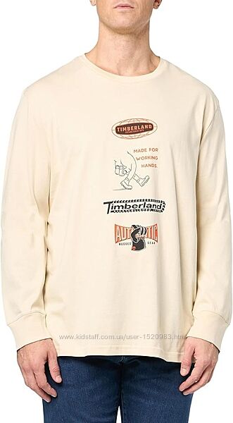 Timberland XL Оригинал Новая Футболка Лонгслив Кофта Коттон