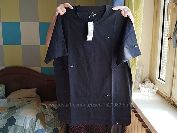 Adidas L Оригинал Новая Футболка 100 Коттон Черная