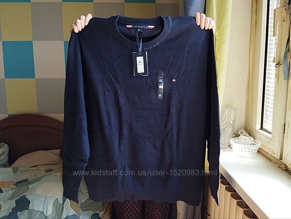 Tommy Hilfiger XXXL Оригинал Новый Свитер Кофта 100 Коттон