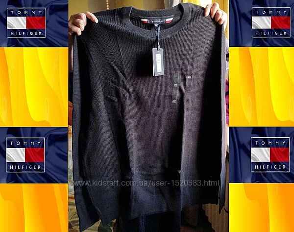 Tommy Hilfiger XXXL Оригинал Новый Свитер Кофта Худи Свитшот Коттон