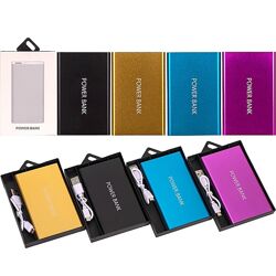 Ультратонкий Power Bank 10000 mAh 2А. Металевий корпус. Новий