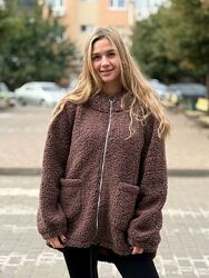 Куртка в хутрі тедді