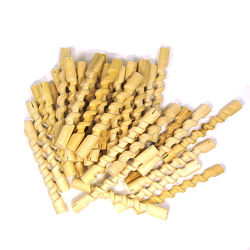Бигуди-коклюшки спиральные деревянные для химзавивки 25 шткомплект