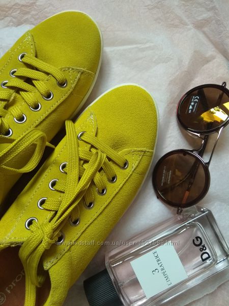 Новые макасины кеды кроссовки размер 38 марка Promod, верх - замша