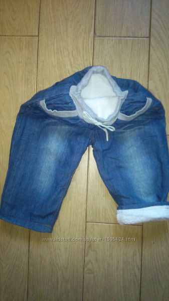 Утепленные джинсы, 86-92 и 100-110. Идеал.