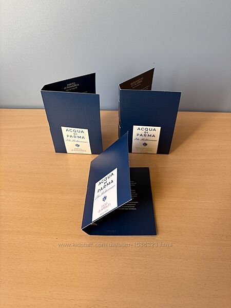 acqua di parma, пробники