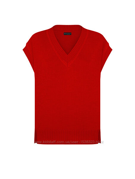 Жилет дізайнерський з вовни меріноса