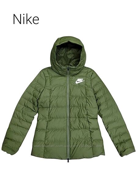 Женский пуховик Nike Long Puffer Jacket Green S Women Autumn Winter 