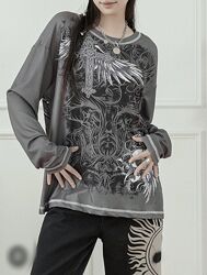 Лонгслів р. М унісекс у стилі Ed Hardy/Afflichion