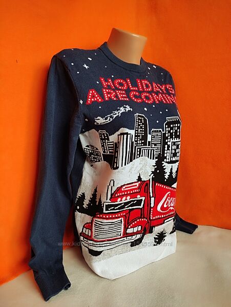 Светр новорічний Coca-cola George р. S унісекс