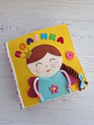 Інтерактивна книжка з фетру Ляльковий будиночок