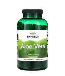 Алое вера, aloe vera 25 мг, капсули swanson 283капсули