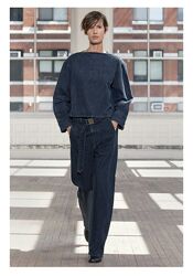 Прямі джинси ZARA 36 38 Mid rise з поясом середня посадка