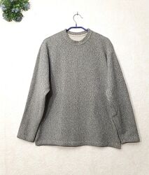 Лонгслив теплий чоловічий колір сірий меланж плотна в´язка бавовна демі зим