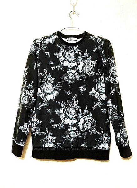 Толстовка подовжена чорна з начосом жіноча з малюнком демі зима лонгслив