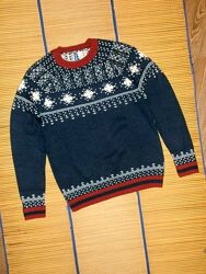 Святковий светр з вовною 44-46 р