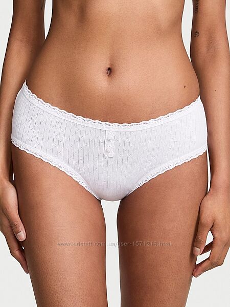 Трусики Вікторія Сікрет Victorias Secret. COTTON CHEEKSTER PANTY розмір Л
