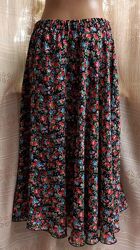 Спідниця міді, квітковий принтр.18.