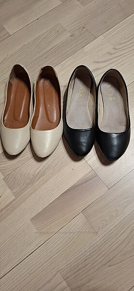Жіночі шкіряні балетки