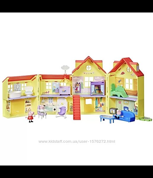 Будинок сім&acuteї пеппи,  peppa pig, свинка пепа, домик, машина, hasbro, peppa 