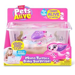 Pets alive, zuru, Інтерактивна мама черепашка, мама качка, пташка, динозавр