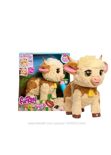 Furreal friends, корівка Меггі, інтерактивна кошечка, собачка, hasbro