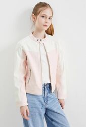 C&a байкерська куртка з еко шкіри 9р 134см. 