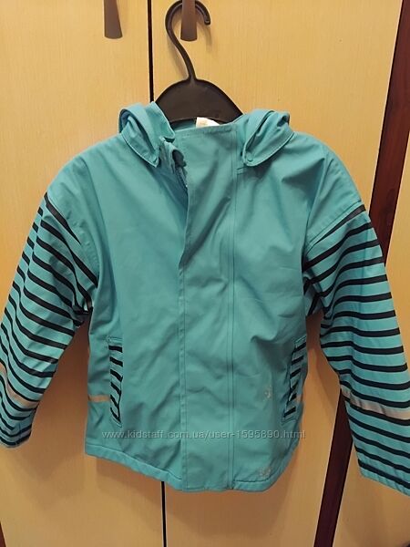 Куртка дождевик прорезиненная 110-116р. голубая Impidimpi Есть нюанс Две т