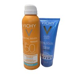 набір VICHY CAPITAL SOLEIL сонцезахисний спрей та молочко після засмаги