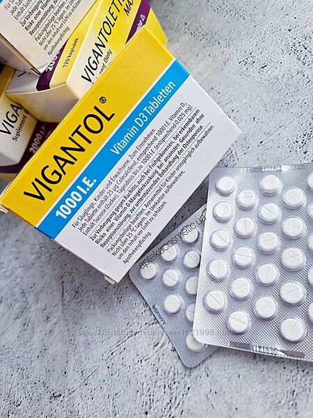 Vigantol вігантол 1000 МО вітамін D3 у таблетках 