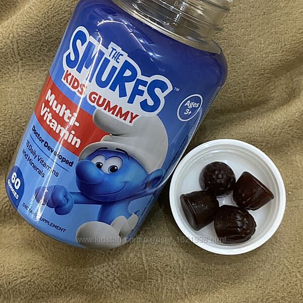 Smurfs жувальні мультивітаміни вітаміни для дітей