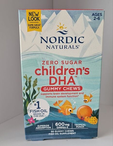 Nordic Naturals таблетки з рибячим жиром омега для дітей