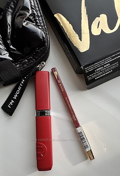 Подарунковий набір LOreal Paris косметичка помада олівець